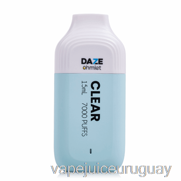 7 Daze Ohmlet 7000 Vape Transparente Desechable Uruguay